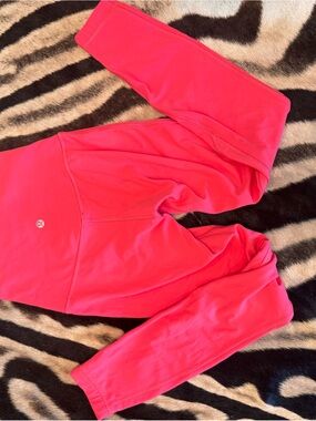 lululemon athletica Bright Pink Long Sleeve Athletic Top